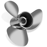 Stainless Steel Outboard Propeller fit Mercury Engines 40-140HP 15 Spline Tooth,RH