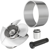 VIF for Sea Doo 161mm 13/16 Stainless Impeller with Plastic Wear Ring, Wrench and Seal