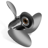 Upgrade OEM Edelstahl-Außenbordpropeller passend für Volvo Penta SX Z-Antriebe 135-300 PS, 19 Spline-Zähne, rechts, 3 Blätter