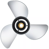 13 x 17 YBS Bootspropeller für Yamaha-Motoren, OEM-Upgrade, Edelstahl-Außenbordmotoren, 60/70/75/80/85/90/100/115 PS, Semi-Cleaver-Blätter, 15 Zähne, RH