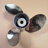 11 3/4X 17 Turbo Stainless Outboard Boat Propeller for Johnson Evinrude/OMC 40-50HP 13 Spline RH