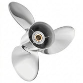 Upgrade OEM Edelstahl-Außenbordpropeller passend für Honda-Motoren 115–250 PS, 15 Keilzähne, rechts, 3 Blätter