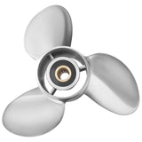 Oppgrader OEM rustfritt stål påhengsmotor propell passer til Honda-motorer 115-250 hk 15 spline tenner, høyre, 3 blader