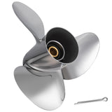 Hélices hors-bord en acier inoxydable OEM équipées de moteurs Suzuki 50-140 ch 15 cannelures, RH