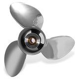Upgrade OEM Edelstahl-Außenbordpropeller passend für Volvo Penta SX Z-Antriebe 135-300 PS, 19 Spline-Zähne, rechts, 3 Blätter