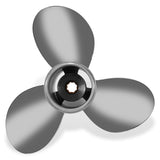 Oppgraderte utenbordspropeller i rustfritt stål passer til Mercury-motorer 6–15 hk, 8 spline tenner, høyre