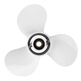 Aluminium-Bootspropeller passend für Yamaha Außenbordmotor 20–30 PS, 10 Spline-Zahn, RH