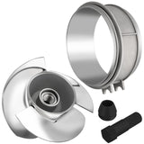Impeller for Sea Doo 12/14 140mm SS with SS Wear Ring, Removal Tool and Boot