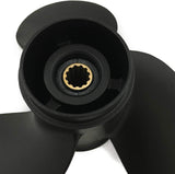 Aluminium utenbordsmotor propeller passer til Mercury-motorer 8–9,9 hk, 12 spline tenner, høyre