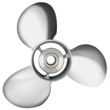 OEM Stainless Steel Outboard Propeller fit Tohatsu&Nissan Engines 75-140HP 15 Spline Tooth,RH,3 Blades