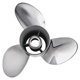 15 1/2 x 19 Edelstahl-Außenbord-Bootspropeller passend für Mercury-Motoren mit 150–250 PS, Teilenummer 48-13701A46, 15er-Keilzahnung, links