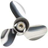 13 1/2 x 18 Edelstahlpropeller für Yamaha und OMC 70-90 PS 763953, 13 Keilzähne, rechts