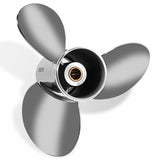 9,9x12, 9,9x13, 10,38x13 OEM rustfritt stål utenbordspropell passer til Mercury-motorer 9,9-20 hk, 10 spline tenner