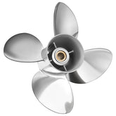 Upgrade OEM Stainless Steel Outboard Propeller fit Tohatsu&Nissan Engines 115-250HP 15 Spline Tooth,RH,4 Blades