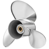 OEM-Außenbordpropeller aus Edelstahl für Tohatsu- und Nissan-Motoren, 115–250 PS, 15 Keilzähne, rechts, 3 Blätter