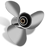 OEM rustfritt stål utenbordspropell passer til Suzuki-motorer 50-140 hk 15 spline tenner, høyre