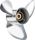 Stainless Steel Boat Propeller for Yamaha Outboard Motos 150-250 HP, 15 Spline, RH