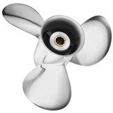 Oppgraderte propeller i rustfritt stål til påhengsmotorer, passer til Yamaha-motorer 25–60 hk, 13 spline-tenner, høyre