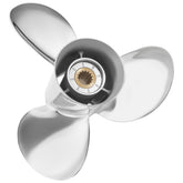 OEM Stainless Steel Outboard Propeller fit Tohatsu&Nissan Engines 75-140HP 15 Spline Tooth,RH,3 Blades