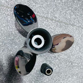 13 1/2x20 Raker Series OEM Edelstahl-Propeller passend für Yamaha Außenbordpropeller, 13 Zähne