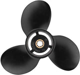 Aluminium utenbordsmotor propeller passer til Mercury-motorer 9,9–25 hk, 10 spline tenner, høyre