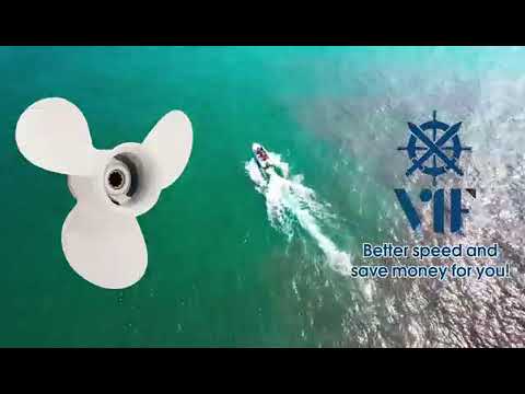 9 7/8 x 11 1/4 Upgrade Aluminum Outboard Boat Prop Fit Yamaha Engines 20-30HP,10 Spline Tooth,NO.664-45947-01-00,RH