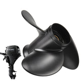 Aluminium utenbordsmotor propell passer til Suzuki-motorer 8-20 hk 10 spline tenner, høyre