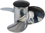 OEM Edelstahl Außenbordpropeller passend für Suzuki Motoren 8-20 PS 10 Spline Zähne, RH