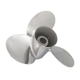 15 1/2 x 19 rustfritt stål utenbordsbåtpropeller passer til Mercury-motor 150–250 hk, delenummer 48-13701A46, 15 splinetann, venstre