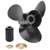 13 1/4 x 17 oppgradert aluminiums utenbordspropell passer til Johnson/Evinrude/OMC/BRP-motorer, 13 spline-tann, høyre