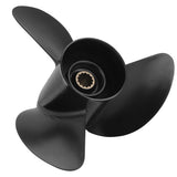 10 1/4 x 15 Black Stainless Steel Outboard Boat Props Fit Black Yamaha Engines 40-60HP,Parts No.663-45976-00-00