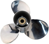 OEM Edelstahl Außenbordpropeller passend für Suzuki Motoren 8-20 PS 10 Spline Zähne, RH