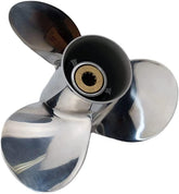 OEM Stainless Steel Outboard Propeller fit Suzuki Engines 8-20HP 10 Spline Tooth,RH