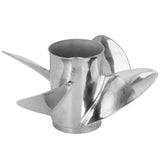 VIF OEM Upgrade 10.5 x 15 Stainless Steel 4 Blades Propeller for Mercury Outboard Motos 25-70 HP,13 Spline Tooth, RH