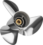 13 3/4 x 21 hélices de acero inoxidable para barcos encajan Yamaha Outboard 150-300 HP 6K1-45972-01-98, LH