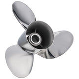 15 1/2 x 19 Edelstahl-Außenbord-Bootspropeller passend für Mercury-Motoren mit 150–250 PS, Teilenummer 48-13701A46, 15er-Keilzahnung, links