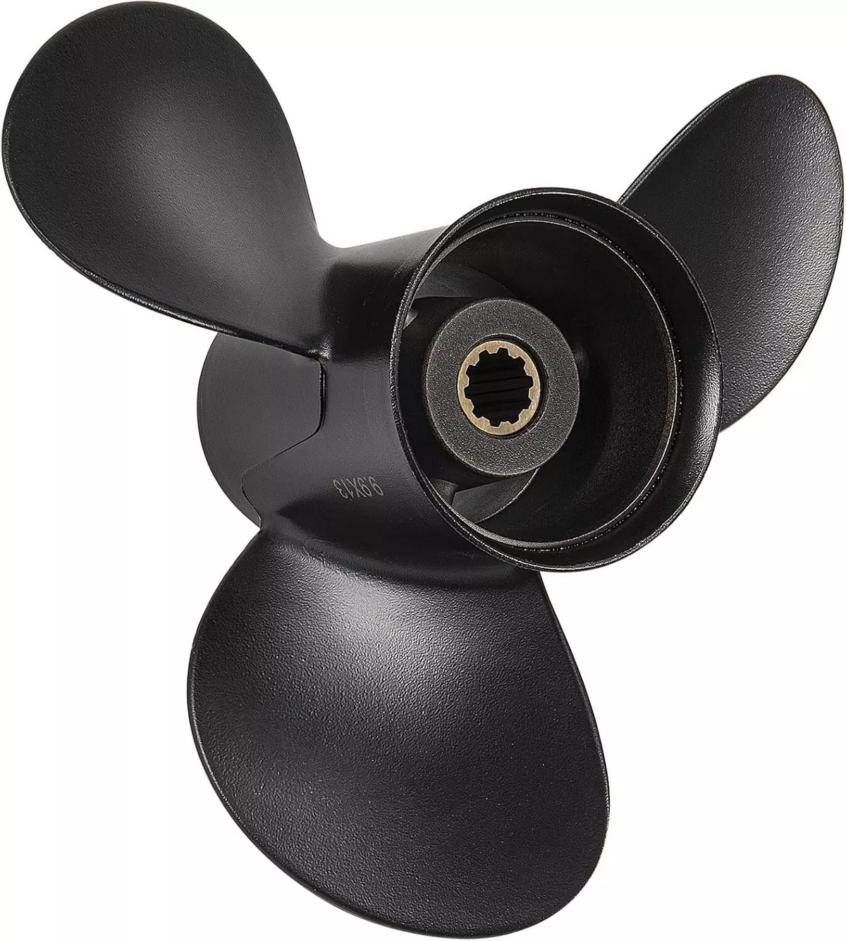 Le eliche fuoribordo in alluminio per barche sono dotate di motori Mercury da 25-30HP con 10 canneature, RH
