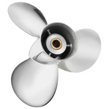 9,9 x 12, 9,9 x 13, 10,38 x 13 OEM-Außenbordpropeller aus Edelstahl für Mercury-Motoren mit 9,9–20 PS, 10 Keilzähne