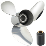 13 1/2x20 Raker Series OEM Stainless Steel Propeller Fit Yamaha Outboard Engines 70-100hp/OMC Motos 70-90hp 15 Tooth,RH