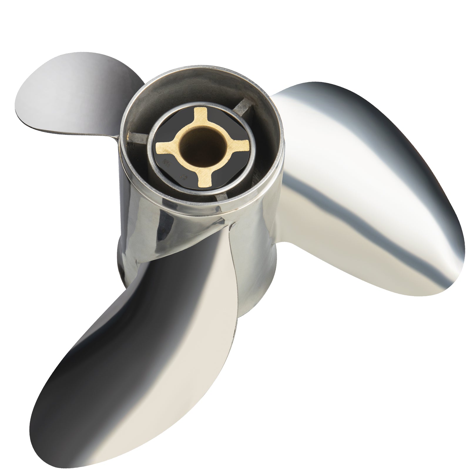 13 1/2 x 20 Stainless Steel Propeller for Yamaha Outboard 70-100 HP ,15 Spline Tooth,RH