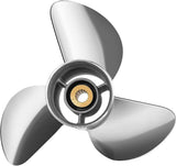 Stainless Steel Boat Propeller for Yamaha Outboard Motos 150-250 HP, 15 Spline, RH