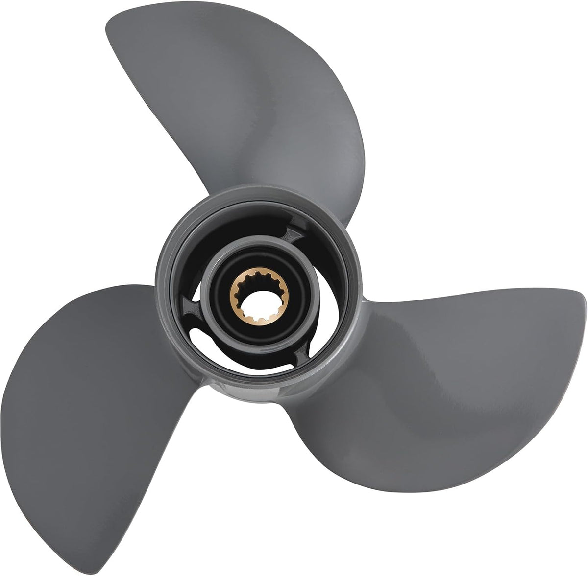 Aluminum Boat Propeller fit Honda Engines 13 Tooth 3 Blades BF35-60HP