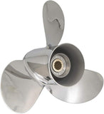 OEM Stainless Steel Outboard Propeller fit Suzuki Engines 50-140HP 15 Spline Tooth,RH