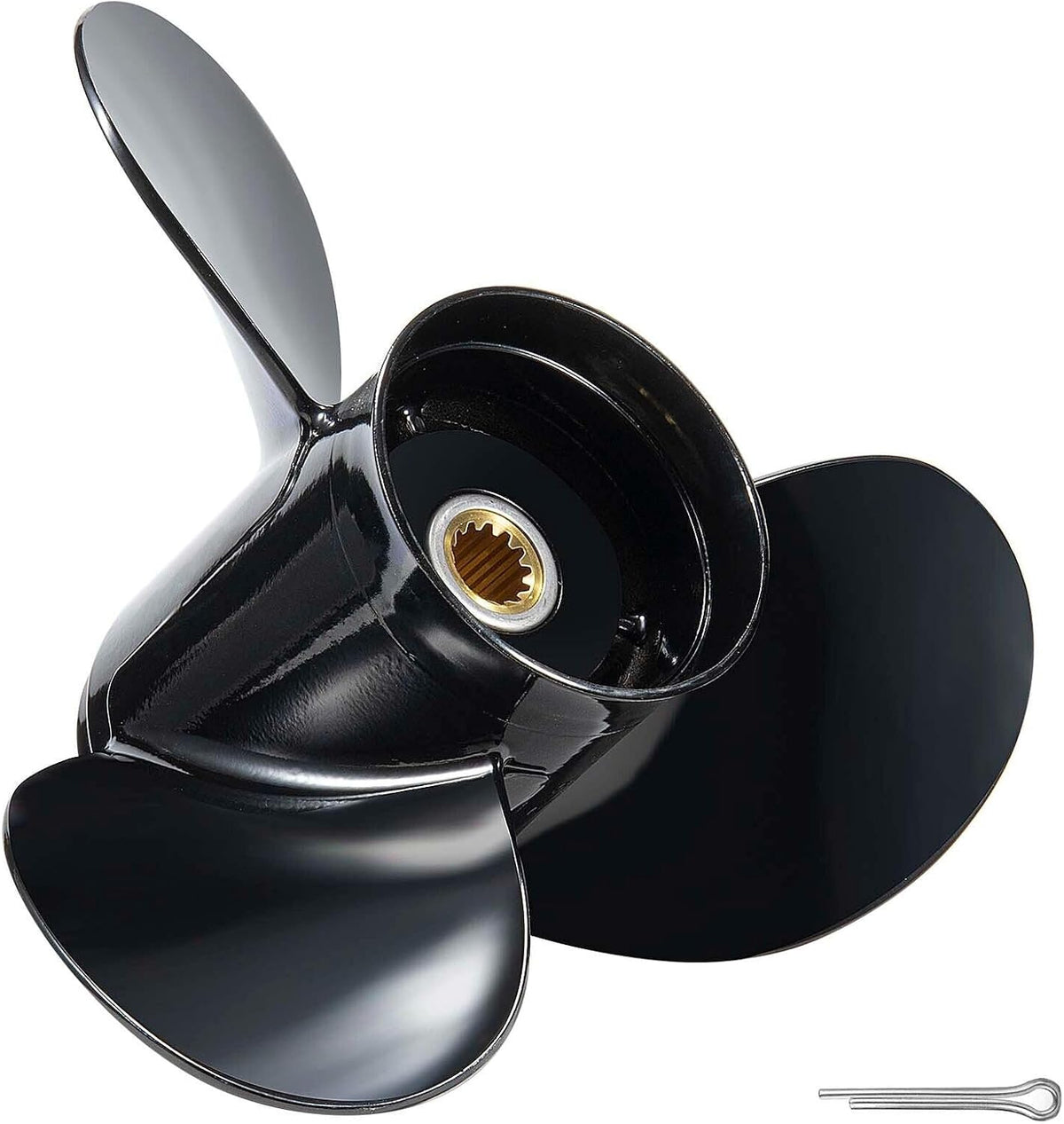 Upgrade Aluminum Outboard Boat Propeller for Johnson Evinrude/OMC 40-140HP 13 Spline RH