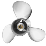 Upgrade Eliche fuoribordo in acciaio inox per barche montate con motori a mercurio 25-30HP con 10 cannetrui e urne