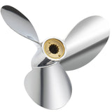 VIF 10.38 x18p Chopper | 48-43592A71 Upgrade OEM Stainless Steel Outboard Propeller fit Mercury Motos 30-60 hp, Chopper II Racing Prop, 13 Spline Tooth hub Kits Installed, Rh