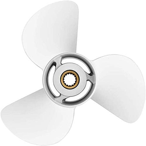 14x11-K Aluminum Propeller for Yamaha 50-130 Hp Outboard Engine  6E5-45954-00-00,15 Tooth, RH