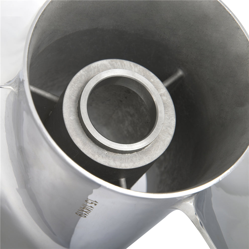 15 1/2 x 17 Stainless Steel Outboard Boat props fit Mercury Engine 150-250HP,Parts No.48-18278A46,15 Spline Tooth,RH