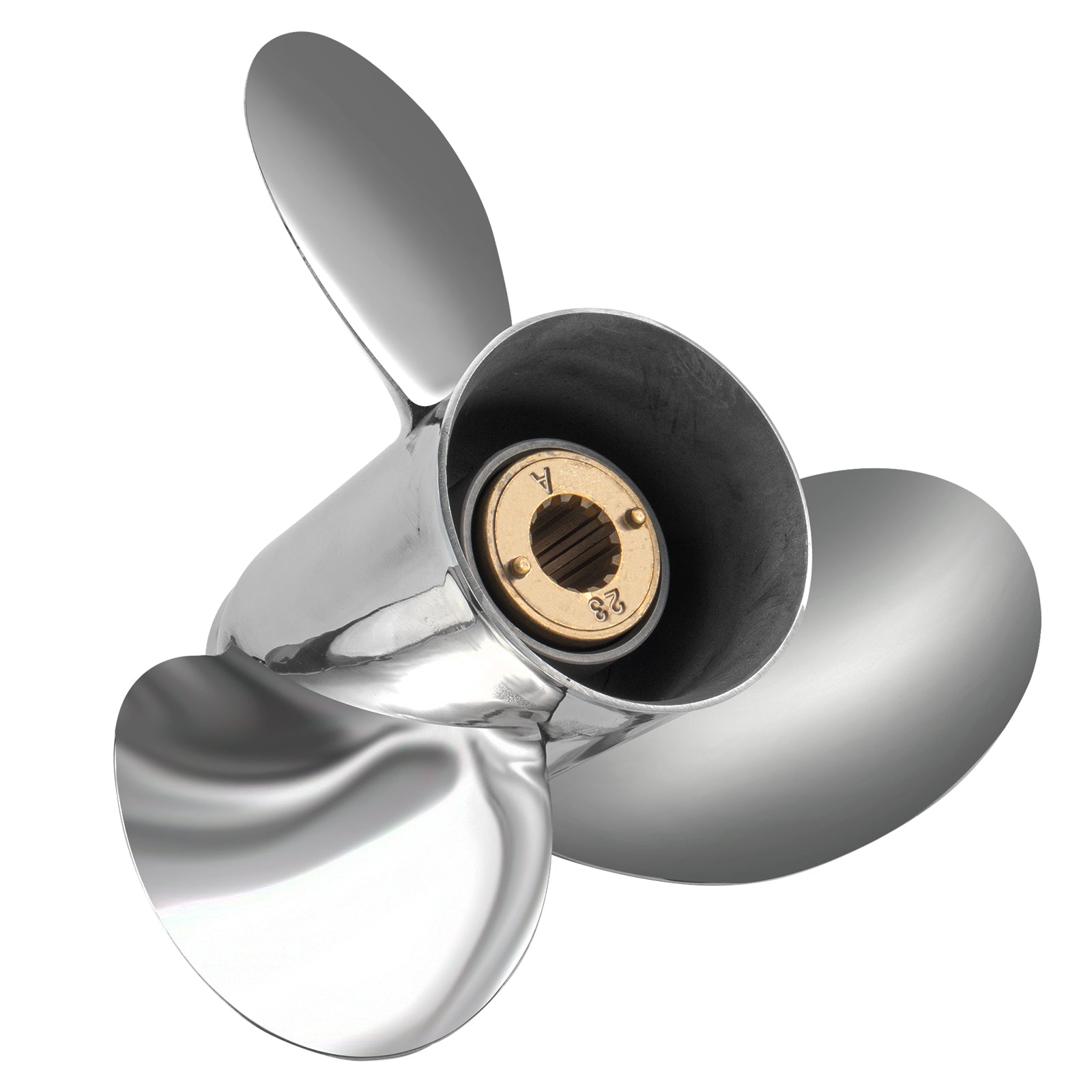 OEM Upgrade  10.25 x 15 Veageance Quicksilver Style Propeller, Parts No. 48-855862A46, for Mercury Outboard 25-70 HP ,13 Spline Tooth,RH