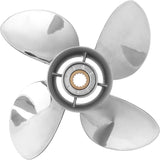 VIF  OEM Upgrade 13 1/2 x 13,13 1/4 x 15, 13 x 17, 13 x 19 ,13 x 21-K Series Stainless Steel Propeller for Yamaha Outboard Motos 60-115 HP, 15 Spline Tooth, RH